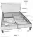 Fig. 02 - Assemblable Mattress Support Whose Side Panels, Headboard and Footboard Fit Inside A Single Packing Box