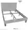 Fig. 11 - Assemblable Mattress Support Whose Side Panels, Headboard and Footboard Fit Inside A Single Packing Box