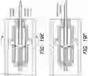 Fig. 28 - Mechanisms for controlling rotation of outer cannula for use in endoscopic tool