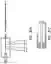 Fig. 52 - Mechanisms for controlling rotation of outer cannula for use in endoscopic tool