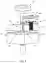 Fig. 02 - Cleaning device system to clean a surgical scope, which cleaning device system includes an attachment element to attach the cleaning device, being positioned outside the body of a patient, to a trocar