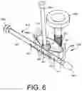 Fig. 07 - Cleaning device system to clean a surgical scope, which cleaning device system includes an attachment element to attach the cleaning device, being positioned outside the body of a patient, to a trocar
