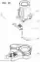Fig. 28 - Cleaning device system to clean a surgical scope, which cleaning device system includes an attachment element to attach the cleaning device, being positioned outside the body of a patient, to a trocar
