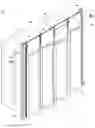 Fig. 01 - Header panel assembly for preventing air circulation above electronic equipment enclosure