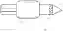 Fig. 01 - Positioning stud for radioactive therapy and stereotactic device