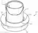 Fig. 01 - Paint can caddie and lid therefor