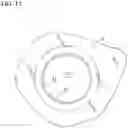 Fig. 13 - Lamp unit support structure for headlight and headlight manufacturing method