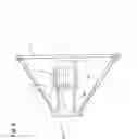 Fig. 08 - Light fixture with focusable LED light bulb from inside the heat sink