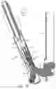 Fig. 13 - Hinge assembly with slow close and/or slow open characteristics