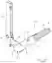 Fig. 22 - Hinge assembly with slow close and/or slow open characteristics