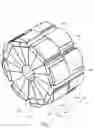 Fig. 06 - Rotor with first and second rotating body stacked vertically having core surfaces axially arranged with different curvature radiuses
