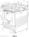 Fig. 03 - Range with suspended cooktop