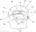 Fig. 01 - Mounting system for accessories on a safety helmet