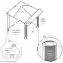 Fig. 01 - PORTABLE CANOPY HAVING AN INTEGRATED POWER SYSTEM