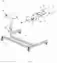 Fig. 02 - Motorized overbed table for beds and recliners