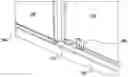 Fig. 01 - Detachable guide assembly for a shower enclosure door