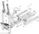Fig. 01 - Device for placing thereon a steering wheel console and pedal console of a race simulator game, and a race simulator