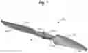 Fig. 02 - Quick release folding propeller blades for a model aircraft