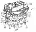 Fig. 01 - Cradle assembly for supporting a door for uninstalling or installing to an aircraft, and arrangements and methods for the same