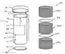 Fig. 01 - Separable Container for Frozen Dessert Product
