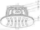 Fig. 01 - Steam spray head and steam ironing machine