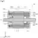 Fig. 02 - Coreless electric machine with magnet coils with effective coil part and end coil parts