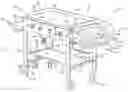 Fig. 01 - Outdoor cooking station with griddle, system and method thereof