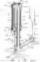 Fig. 45 - Climbing-wall and pendulum-fall, swing apparatus and method