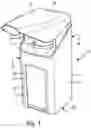 Fig. 02 - Accommodating means for a dispensing container