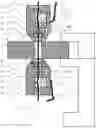Fig. 01 - Current feeding device for wire electrical discharge machining