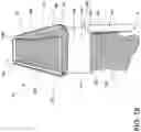 Fig. 18 - Convertible storage tray and garbage bag holder and method of using the same to collect garbage or hold an item