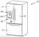 Fig. 01 - Single paddle ice and water dispenser