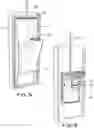 Fig. 04 - Single paddle ice and water dispenser