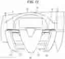 Fig. 13 - Lever switch for vehicle with function assigned to operation