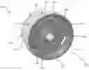 Fig. 01 - Pulley with drive feature for belt installation