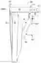 Fig. 01 - Support assembly for mounting structures onto vertically disposed objects including televisions and video monitors