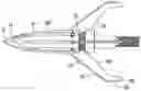 Fig. 01 - Broadhead with adjustable blade angle and cutting diameter