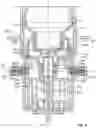 Fig. 09 - Apparatus for removing liquid contents of a container having a key activated sliding lock