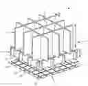 Fig. 01 - Anti-scatter grid assembly for detector arrangement