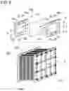 Fig. 04 - Bipolar plate, cell frame, cell stack and redox flow battery