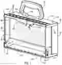 Fig. 02 - Group lock box with recessed door to create a slim profile