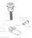 Fig. 01 - Cam lock with a closure element which can be fixed to a locking shaft at different heights