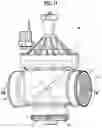 Fig. 12 - Valve with reinforcement ports and manually removable scrubber