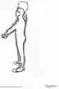 Fig. 07 - Parameterized model of 2D articulated human shape