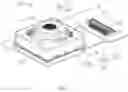 Fig. 03 - Lens module comprising an image sensor mounted in the receiving groove of a circuit board with electronic components and method for assembling the same