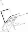 Fig. 01 - Display stand for art prints and other stackable media