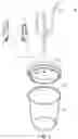 Fig. 03 - Beverage container and mechanism of consuming a beverage contained within said beverage container