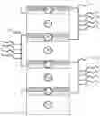 Fig. 01 - Simulated moving bed separation method and device with reduced number of beds and bypass fluid flow