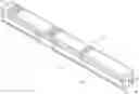 Fig. 01 - Ceiling light LED retrofit kit with light panel defining a raceway disposed in between existing light fixture tombstones