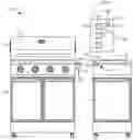Fig. 01 - Grill and side cart attachment systems and methods